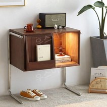 북유럽 LP 진열장 CD 레코트 장 수납장 랙 원목 우드 보관함 카페 바 레스토랑 장식장, B