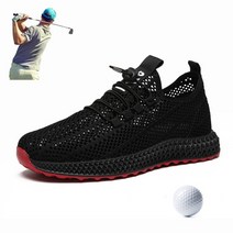 남성 여성 메쉬 골프화 실내 스크린 연습용 스파이크리스 골프 신발 미끄럼방지
