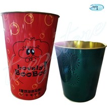 불연통 철 쓰레기통/중/대 깡통휴지통 철재휴지통, 불연통 중