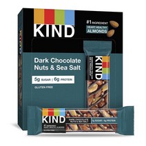 카인드 바 다크 초콜릿 40g 글루텐 프리 6g 프로틴, 6개입