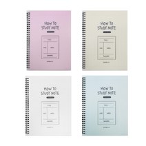 [코리아문구사] 쓰임엔끌림 3000 코넬식노트 PP커버, 색상랜덤