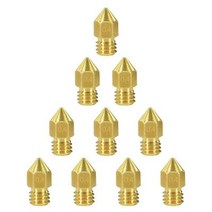 Aielicn 10개 0.4mm 황동 MK8 노즐 압출기 노즐 Makerbot Creality Ender 3/Ender 3 Pro/Ender 3 V2 Ender 5/Ender