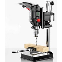 마켓유누 탭핑머신 스탠드 산업용 드릴 보루방 드릴링 탭핑기, 드릴스탠드+임팩트드릴+플랫노즈펜치+드릴비트가방