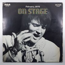 (중고LP) ELVIS PRESLEY. ON STAGE. 1972년 발매 라이센스 (자켓 닳음. 음반 상태 사용감 있음)