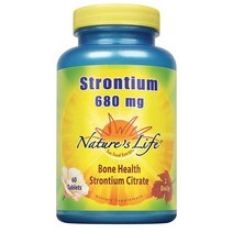 Natures Life 네이처스 라이프 Strontium 680mg 60타블렛