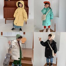 남아 여아 유아 오리털 롱 패딩 점퍼 겨울 아우터
