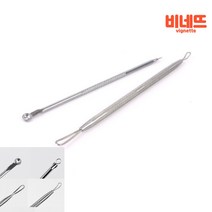 피지핀셋 남자코피지제거 여드름짜는기구 코피지제거기, 롱라운드형