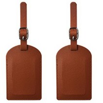 블루유 캐리어네임택 골프백 가죽 이름표 네임택