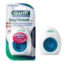 GUM 검 슈퍼플 이지쓰레드 치과 교정 치실 3200B, 1개, 1개