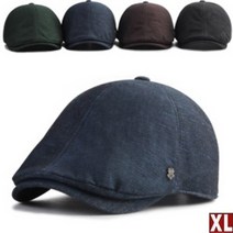 쇼미캡 국산 대두 빅사이즈 더블 린넨 남성 중년모자 도리구찌 헌팅캡 베레모 숏캡