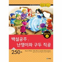 행복한 명작 읽기 BASIC(6)백설 공주 난쟁이와 구두 직공(CD 1포함)