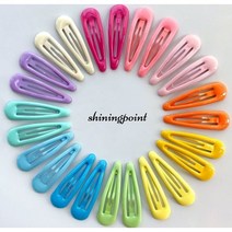 컬러 유광 똑딱이핀 (12세트)