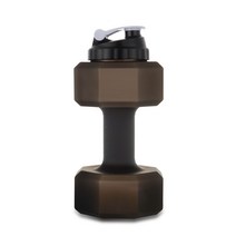 2.2L 물주전자 손잡이가 달린 대용량 쉐이커병 야외 피트니스 러닝 체육관 트레이닝 스포츠병 휴대용 드링크웨어, BLACK, 1개