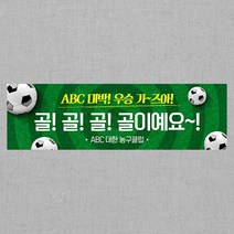 애니데이파티 여행 워크샵 행사 모임 현수막, 축구