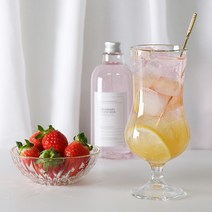 골드 씨엘 고블렛 카페 유리컵 500ml