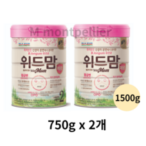 파스퇴르 위드맘 제왕 분유 3단계, 1500g, 4개