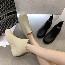 락피쉬 레인부츠 국내 생산 컬러 여성 장화 숏 로웬 린넨 부츠 미들 가벼운 어른