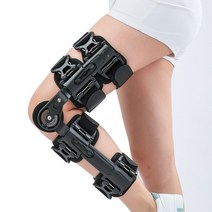 로아이엘 무릎 보호대 골절 연골 고정 조정가능