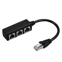 인터넷 UTP랜선 분배기 3포트 RJ45커플러 연장 젠더 커플러RJ45 랜선커플러 커플러