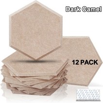 테이프가 어쿠스틱 패널 스튜디오 홈 개선 벽 장식 룸 방음 흡음 12 개, 85.Dark Camel - 10mm Super Den