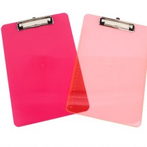 집개형 플라스틱 서류판 파일 보드 클립파일 판 화일 컬러랜덤 5개입 1세트, 불투명 5개입