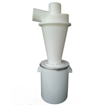 고출력 소형 이동식 싸이클론 집진기 필터 목공 먼지 진공 흡입 사이클론, 20리터 통에 110구경 대분리기