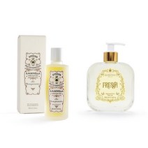 세트 올리오 데르모프로텍티보 250ml 탄력오일 + 바뇨쉬우마 글라스패키지 8종 택1, 로사노밸라