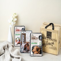 [지리산산골흑돼지] 흑돼지 수제 양념육패키지, 수제새송이버섯떡갈비500g