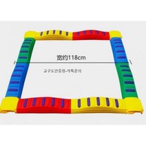 감각 통합 발 촉각 균형 보드 징검다리 교구 어린이 유아 체육 실내 완구 장난감, 2. 5 성급 8 스트레이트 4 부두