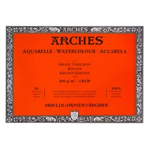 캔손 아르쉬 황목 300g 수채패드 18X26cm 20매, 상세페이지 참조