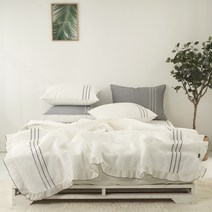 멜루나 시원함보장 대나무숲 뱀부시어서커 여름이불 +사은품 이불가방 증정, SS 호텔식 뱀부이불 단품+이불가방, 화이트