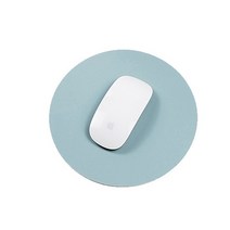 PU 마우스 패드 미끄럼 방지 방수 천연 고무 게이머 데스크 매트 데스크탑 PC 컴퓨터 노트북용 22cm x, [01] 하늘색, [01] 22cmx22cmx0.18cm, 01 22cmx22cmx0.18cm