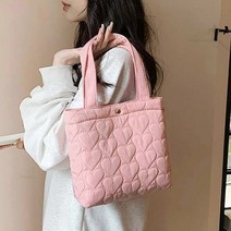 하트 스티치 에코 토트백 3컬러