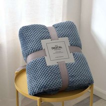 황토이불 중력 수피마 데일리라이크 이불 푹신한 격자 무늬 소파 코랄 플리스 담요 솔리드 컬러 장식 소파
