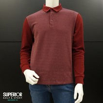 슈페리어 2001 구로점 최경주 골프 남성 겨울 부드럽고 따뜻한 플리스 카라 티셔츠 C0A1301 매니져김희선