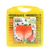 24색크레파스(모나미) 신학기 학습준비물, 단품