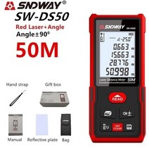 골프 레이저 거리 측정기 캐디 sndway 50m 120m 용품 버디 그린 파인뷰 윙, 협력사, sw-ds50 50m