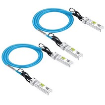 10Gtek [블루] 컬러 10G SFP DAC 케이블 - Cisco SFP-H10GB-CU0.5M Ubiquiti UniFi 디링크 Supermicro 넷기어 Mikrotik F, Green, 1