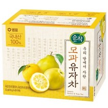 순작 모과 유자차 티백, 0.8g, 1개입, 40개