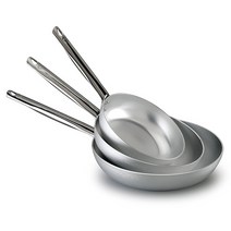 [Pentole Agnelli] 무코팅 알루미늄 파스타용 후라이팬(소테팬), 소태(볶음용 알루미늄팬@24cm (1~2인분)
