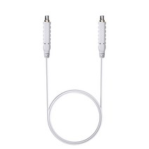 Cleqee마그네틱 실리콘 HVAC 테스트 리드 키트 30VAC 5A 저전압 마그네틱 점퍼 와이어 1M 케이블 20AWG, [06] 1PC White Cable
