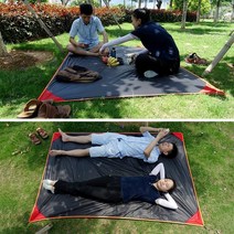 캠핑부티 다운 패디드 슬리퍼 겨울 구스다운 제로그램 미니 캠핑 매트 야외 휴대용 미니 포켓 비치 가든 패드 초경량 텐트 발자국 담요 방수 피크닉 그라운드 시트, 노란색, l