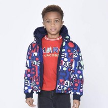 MARC JACOBS 멀티컬러 모노그램 리버시블 후드 패딩
