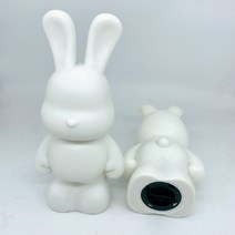 [마켓영] 토끼 저금통 만들기 23cm DIY 미술 수업 푸어링아트 냅킨아트