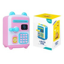 전자 돈 상자 ATM 돼지 저금통 디지털 장난감 비밀 번호 안전 축제 생일 선물, 01 Pink