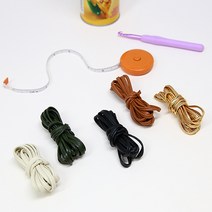 [니뜨] 스티치 끈 (2마) [뜨개실도안제공] 부자재도구, 골드