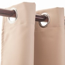 침실용 블랙 커튼 패널thermal insulated grommet top short blackout curtain small Kitchen 창 커튼 패널 p092z