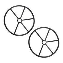 GHSHOP 2 조각 고무 거미 개스킷 교체용 모래 필터 멀티포트 밸브 271148 수영장 스파 액세서리용 풀 필터 밸브, 검은색