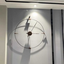 모던 벽시계 엔틱 벽걸이 시계 북유럽 무소음, A-80cm