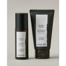롱테이크 샌달우드 헤어오일 50ml + 트리트먼트 100ml, 1set